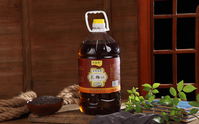 濃香型菜籽油 5L×1瓶 二級
